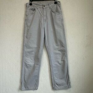 Vintage Come On Strong Women's Straight Fit Light Gray Carpenter Jeans Sz S